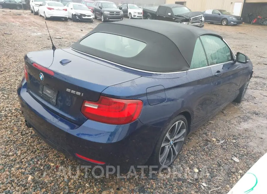 BMW 228I 2015 vin WBA1K5C56FV474143 from auto auction Iaai