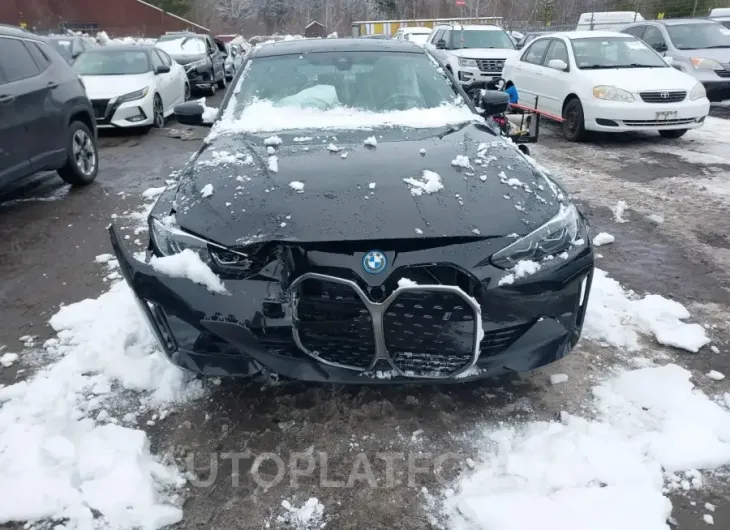 BMW I4 2023 vin WBY43AW07PFR32451 from auto auction Iaai