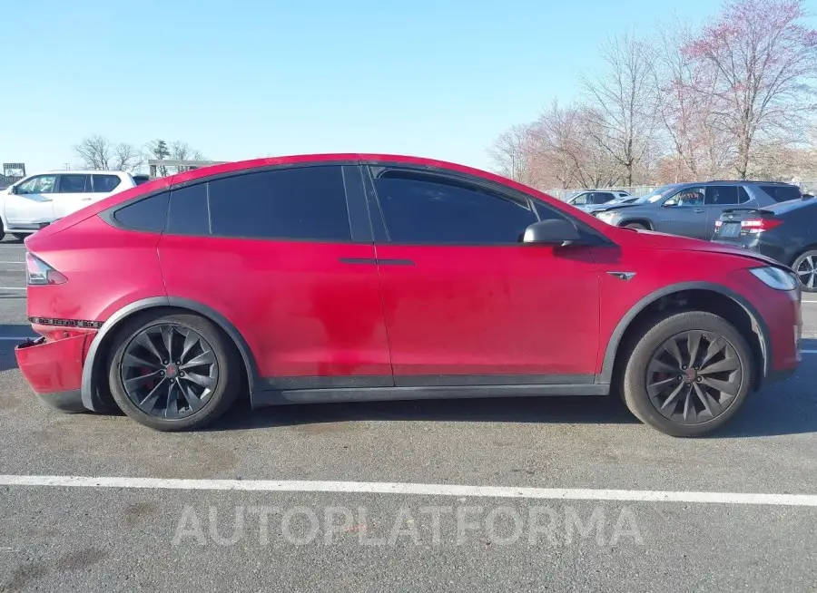 TESLA MODEL X 2021 vin 5YJXCBE46MF310013 from auto auction Iaai