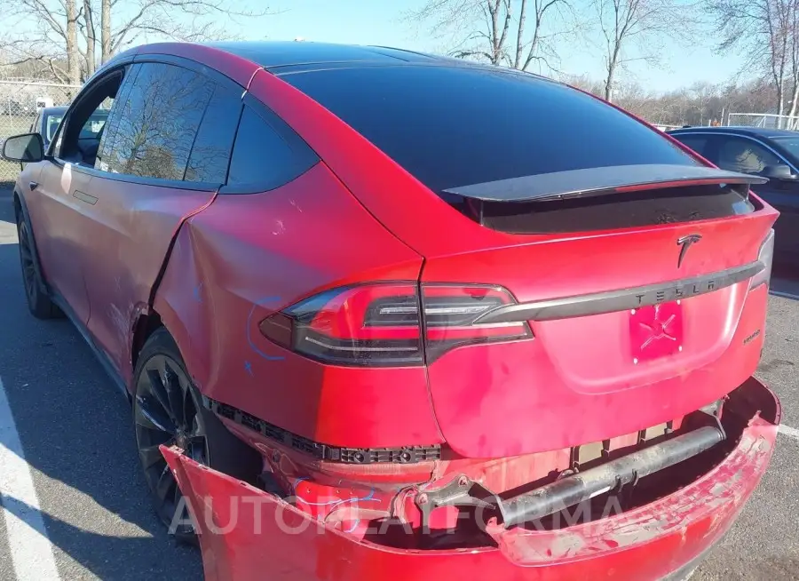 TESLA MODEL X 2021 vin 5YJXCBE46MF310013 from auto auction Iaai