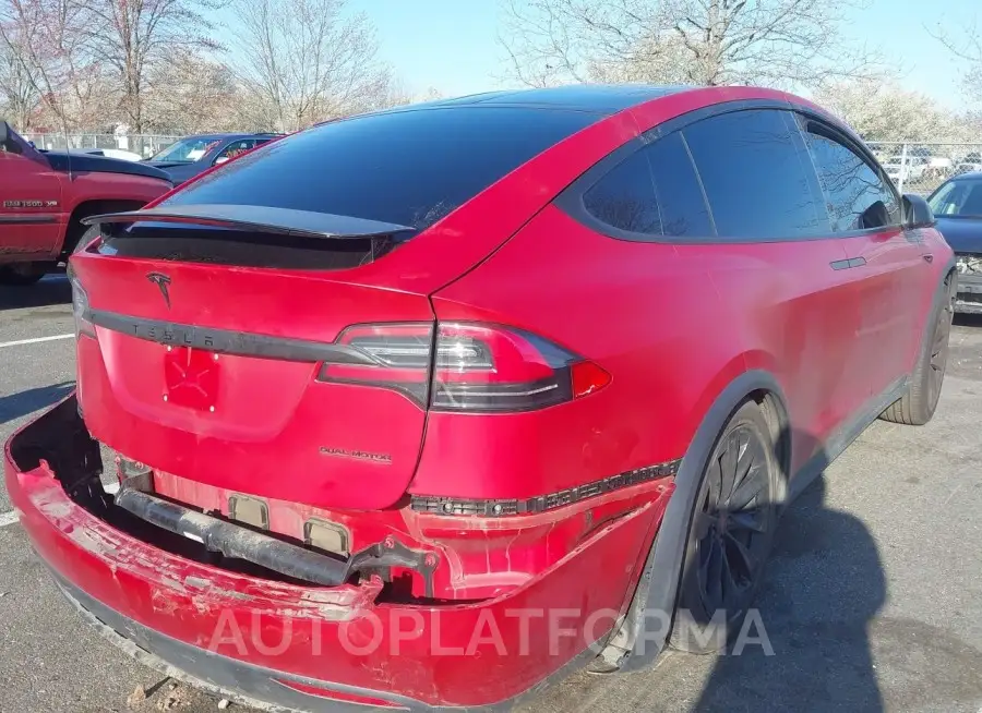 TESLA MODEL X 2021 vin 5YJXCBE46MF310013 from auto auction Iaai