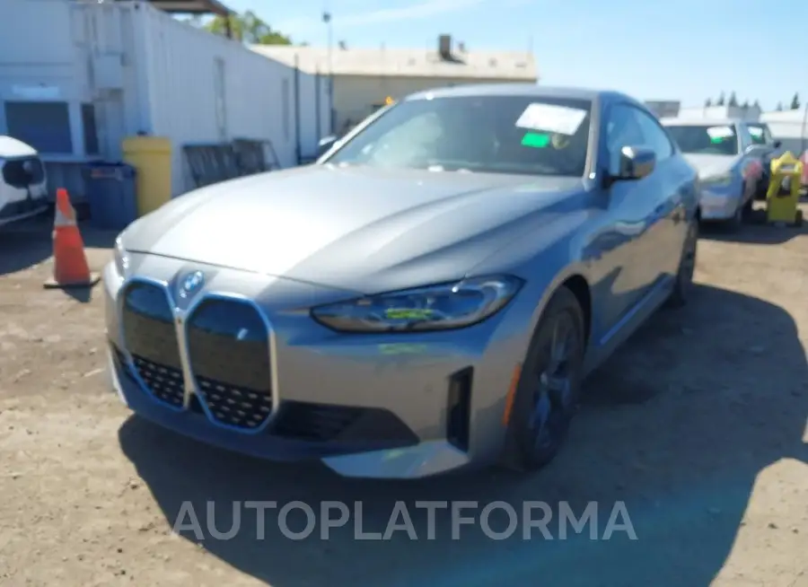 BMW I4 2023 vin WBY73AW08PFP38492 from auto auction Iaai