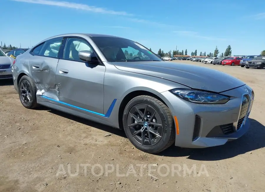 BMW I4 2023 vin WBY73AW08PFP38492 from auto auction Iaai