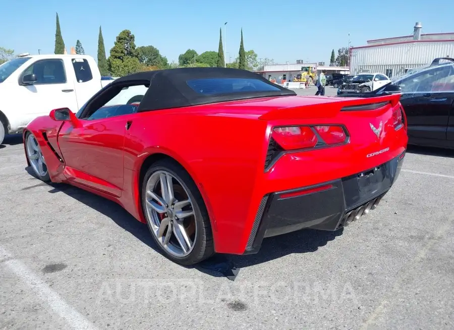 CHEVROLET CORVETTE 2016 vin 1G1YH3D70G5125333 from auto auction Iaai