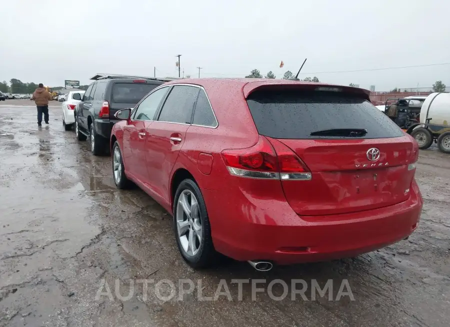 TOYOTA VENZA 2015 vin 4T3ZK3BB1FU074145 from auto auction Iaai