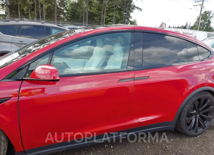 TESLA MODEL X 2022 vin 7SAXCBE63NF354508 from auto auction Iaai