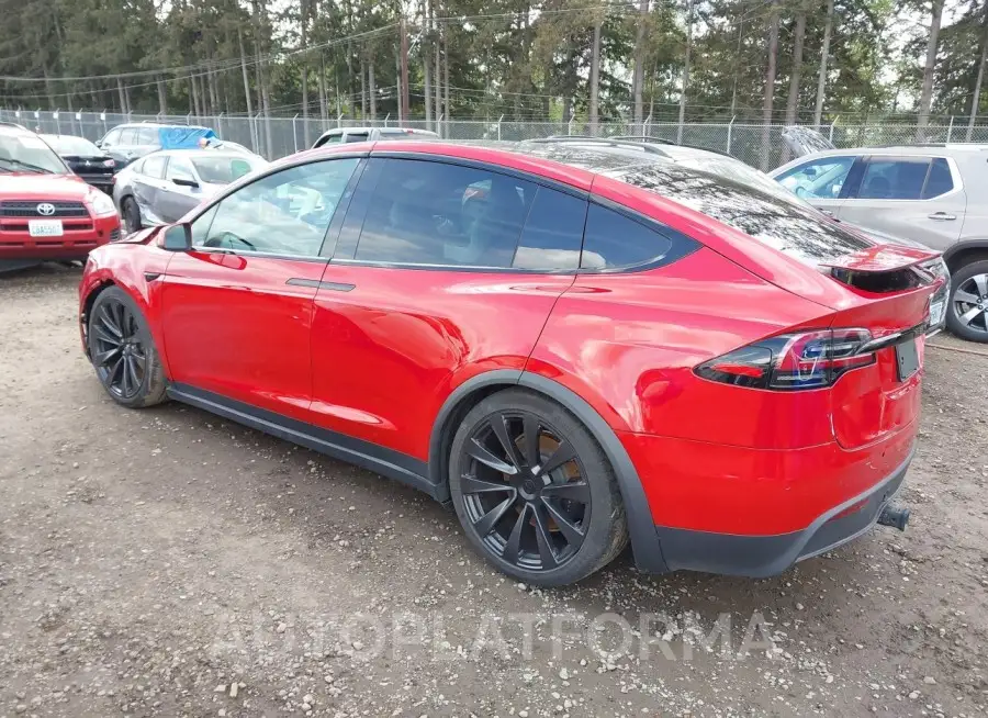 TESLA MODEL X 2022 vin 7SAXCBE63NF354508 from auto auction Iaai