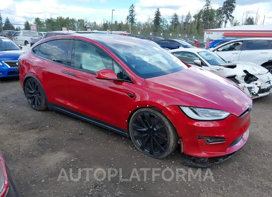 TESLA MODEL X 2022 vin 7SAXCBE63NF354508 from auto auction Iaai