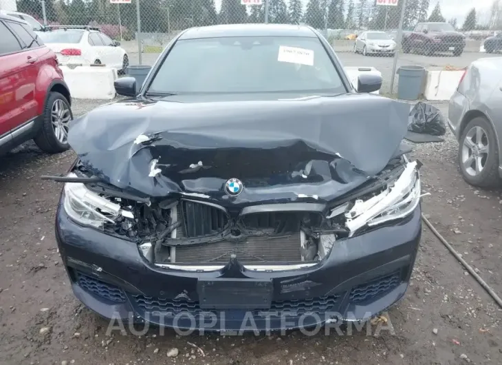 BMW 750I 2017 vin WBA7F0C50HGM20975 from auto auction Iaai