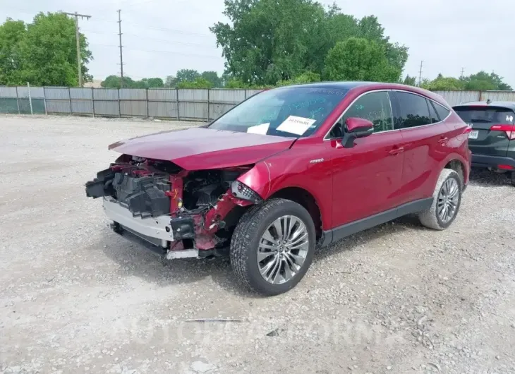 TOYOTA VENZA 2021 vin JTEAAAAH8MJ055626 from auto auction Iaai