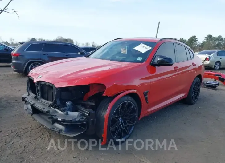 BMW X4 M 2022 vin 5YM23EC03N9K31929 from auto auction Iaai