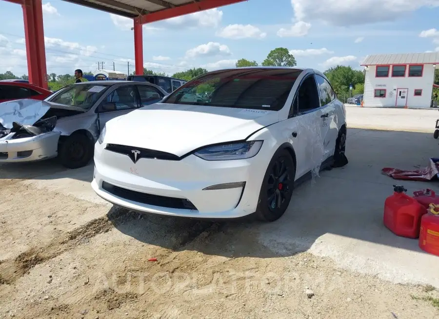 TESLA MODEL X 2023 vin 7SAXCBE64PF399363 from auto auction Iaai