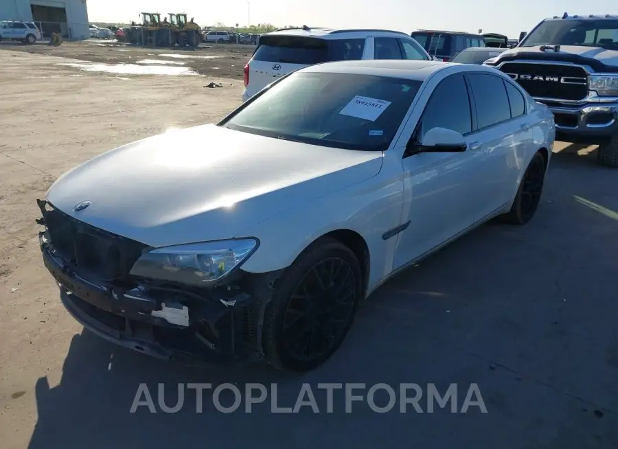 BMW 740I 2015 vin WBAYA6C50FG273253 from auto auction Iaai