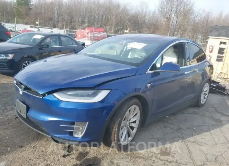 TESLA MODEL X 2020 vin 5YJXCBE26LF277138 from auto auction Iaai