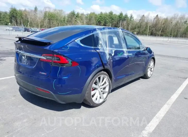 TESLA MODEL X 2016 vin 5YJXCBE44GF016260 from auto auction Iaai