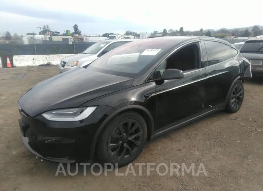 TESLA MODEL X 2023 vin 7SAXCAE54PF377526 from auto auction Iaai