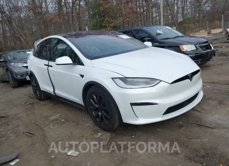 TESLA MODEL X 2023 vin 7SAXCDE52PF369510 from auto auction Iaai