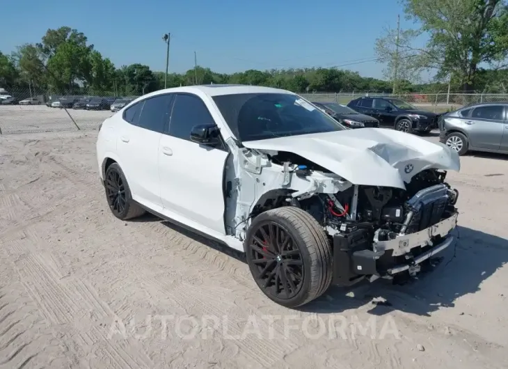 BMW X6 2024 vin 5UX43EX07R9V11577 from auto auction Iaai