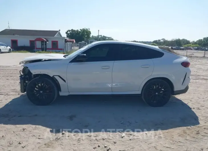 BMW X6 2024 vin 5UX43EX07R9V11577 from auto auction Iaai