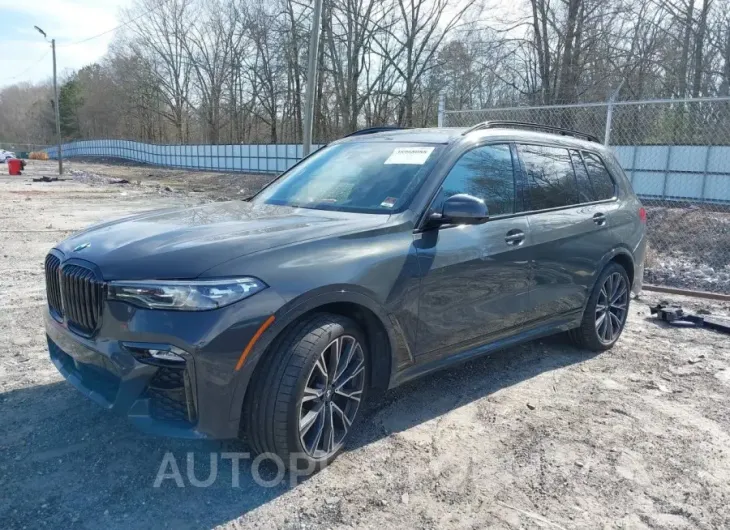 BMW X7 2021 vin 5UXCW2C01M9G35170 from auto auction Iaai