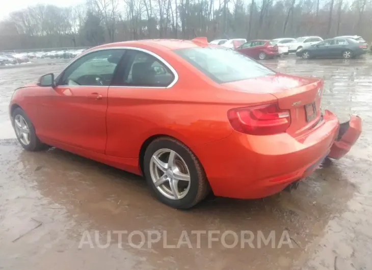 BMW 228I 2016 vin WBA1G9C55GV727110 from auto auction Iaai