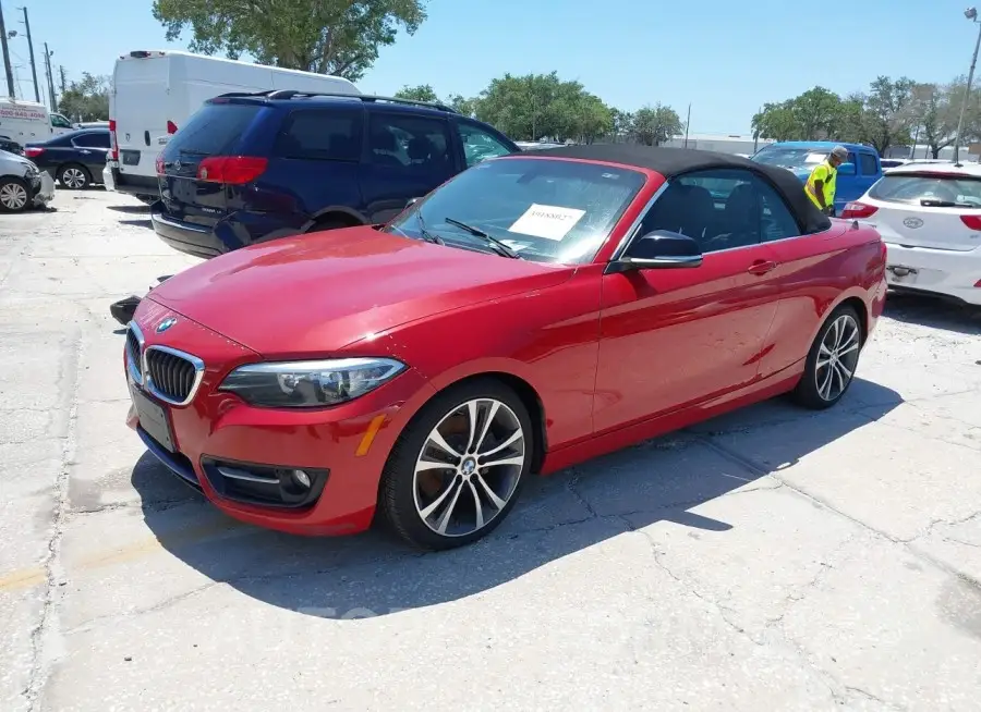 BMW 228I 2015 vin WBA1K7C57FV472722 from auto auction Iaai