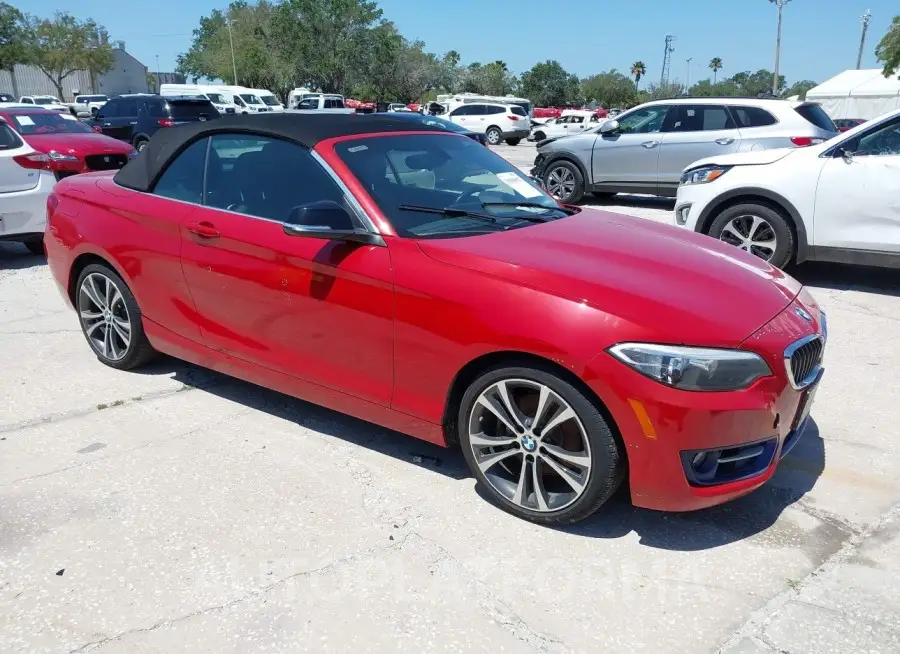 BMW 228I 2015 vin WBA1K7C57FV472722 from auto auction Iaai