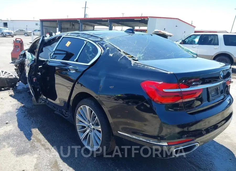 BMW 750I 2016 vin WBA7F2C51GG416587 from auto auction Iaai