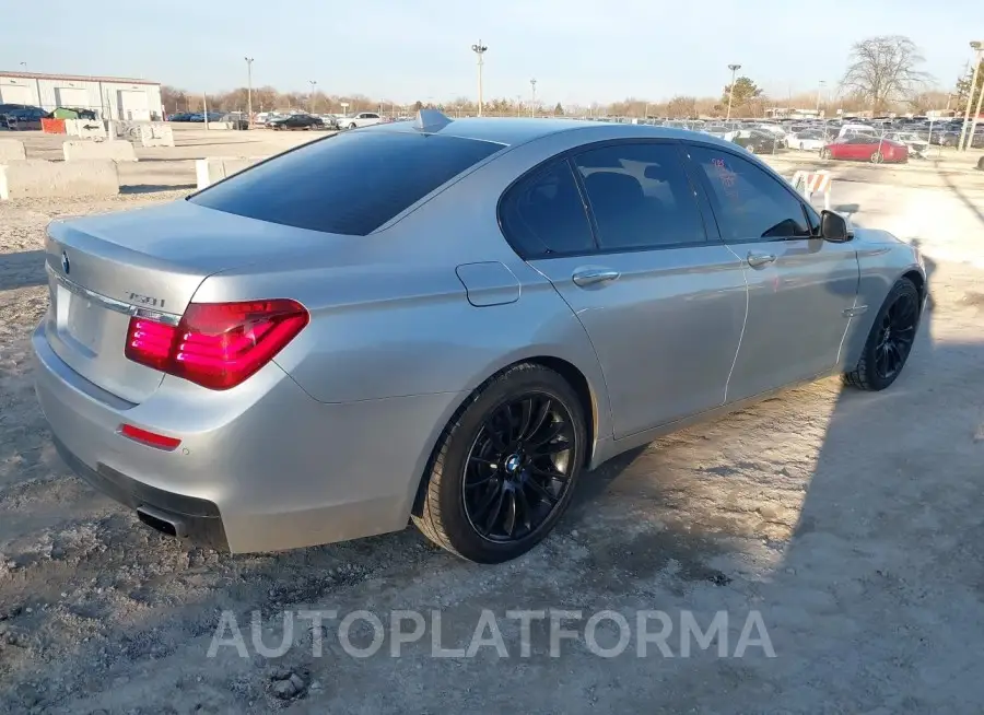 BMW 750I 2015 vin WBAYB6C57FD225277 from auto auction Iaai