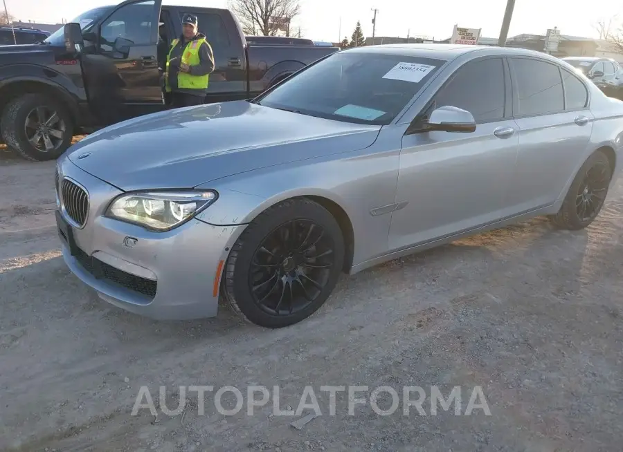 BMW 750I 2015 vin WBAYB6C57FD225277 from auto auction Iaai