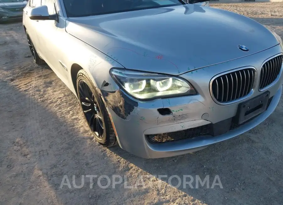 BMW 750I 2015 vin WBAYB6C57FD225277 from auto auction Iaai