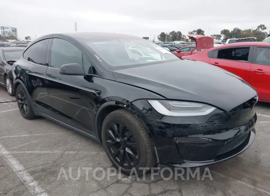 TESLA MODEL X 2022 vin 7SAXCDE58NF358816 from auto auction Iaai