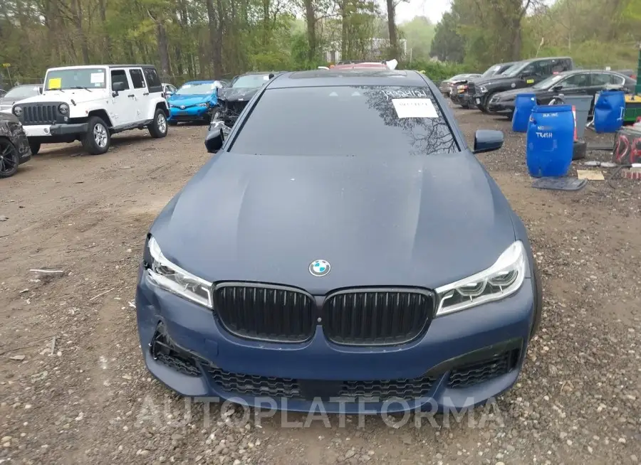 BMW 750I 2016 vin WBA7F2C55GG419668 from auto auction Iaai