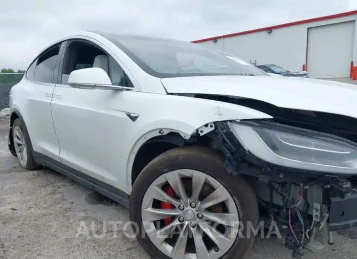 TESLA MODEL X 2017 vin 5YJXCBE40HF057633 from auto auction Iaai