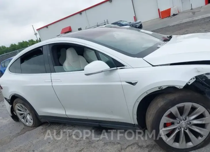 TESLA MODEL X 2017 vin 5YJXCBE40HF057633 from auto auction Iaai