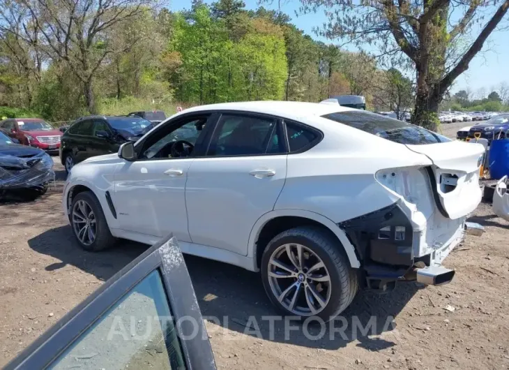 BMW X6 2016 vin 5UXKU2C5XG0N81032 from auto auction Iaai