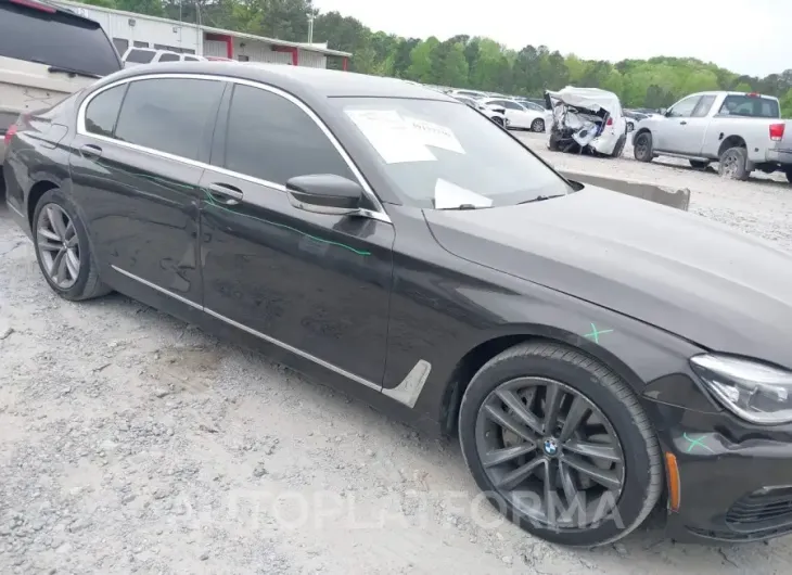 BMW 750I 2016 vin WBA7F2C57GG418425 from auto auction Iaai