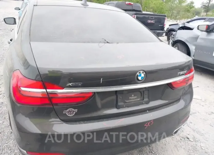 BMW 750I 2016 vin WBA7F2C57GG418425 from auto auction Iaai