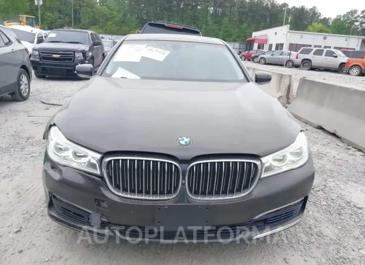 BMW 750I 2016 vin WBA7F2C57GG418425 from auto auction Iaai