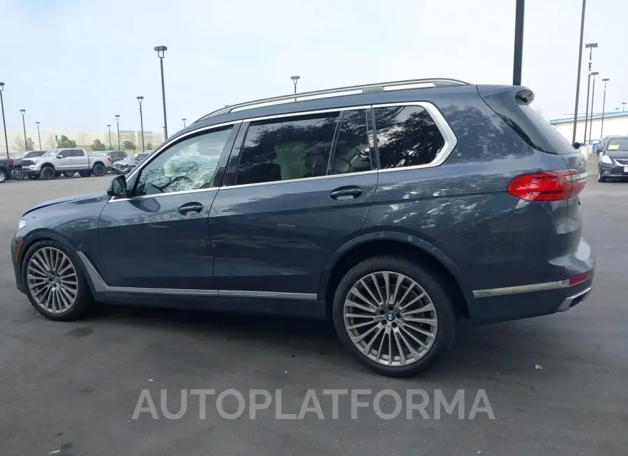 BMW X7 2019 vin 5UXCW2C54KLB43695 from auto auction Iaai