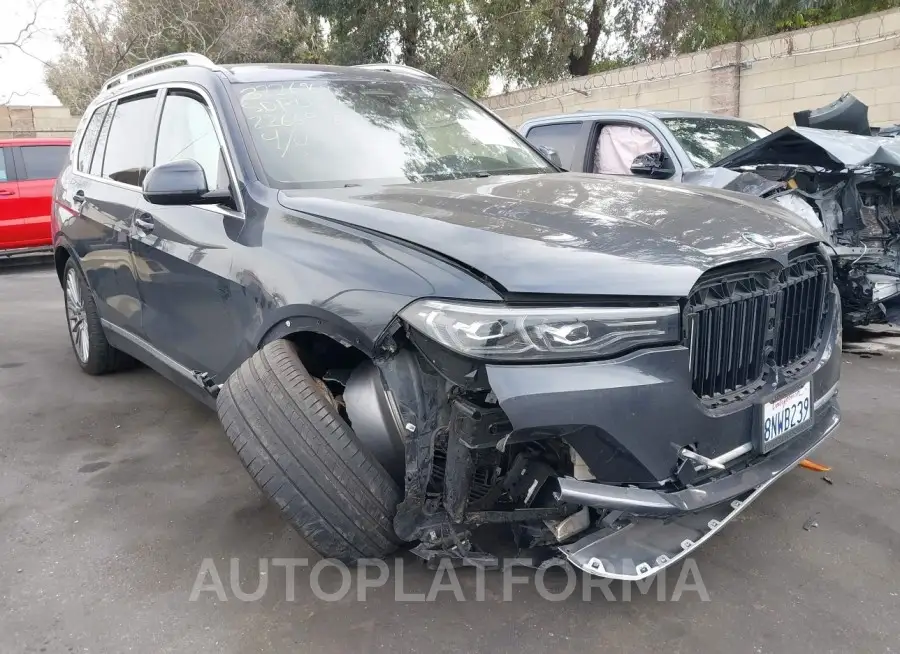 BMW X7 2019 vin 5UXCW2C54KLB43695 from auto auction Iaai