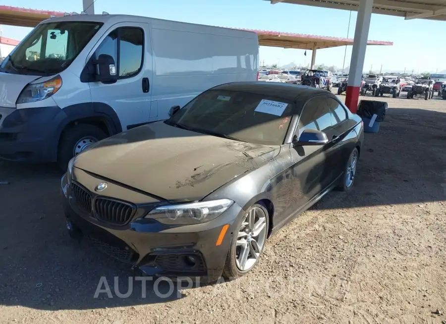 BMW 230I 2019 vin WBA2J3C53KVD49366 from auto auction Iaai