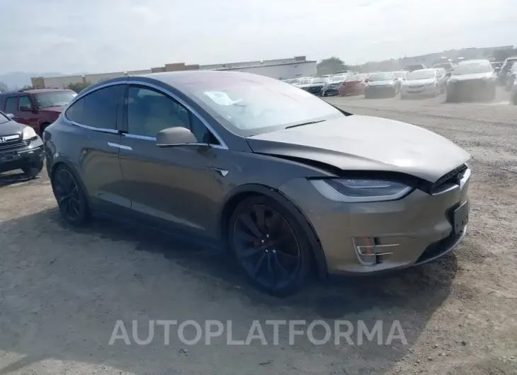 TESLA MODEL X 2016 vin 5YJXCBE27GF024237 from auto auction Iaai