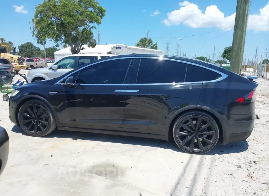 TESLA MODEL X 2016 vin 5YJXCBE2XGF002524 from auto auction Iaai