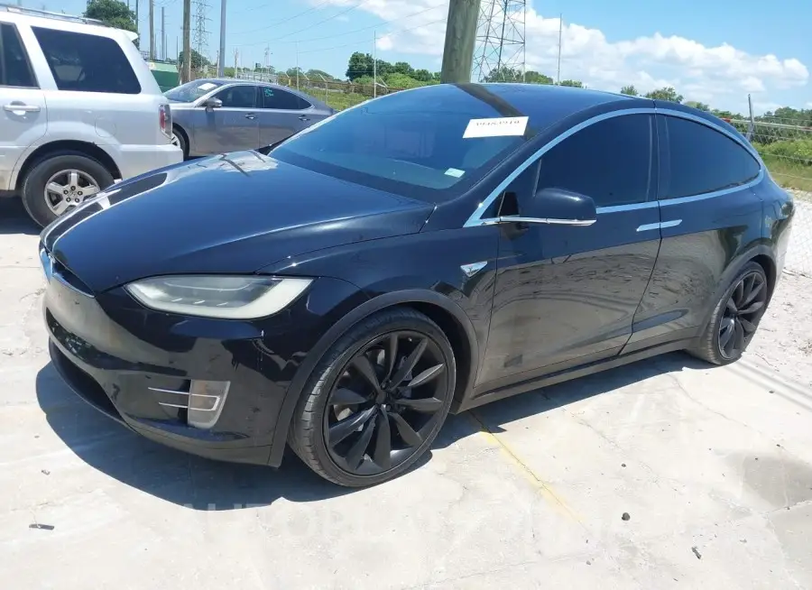 TESLA MODEL X 2016 vin 5YJXCBE2XGF002524 from auto auction Iaai