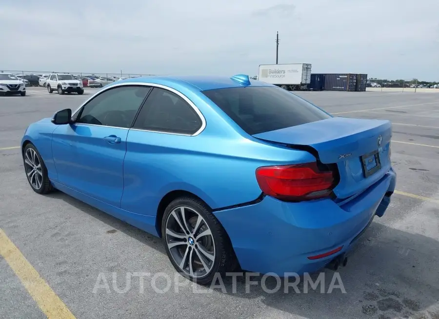 BMW 230I 2018 vin WBA2J3C56JVA49853 from auto auction Iaai