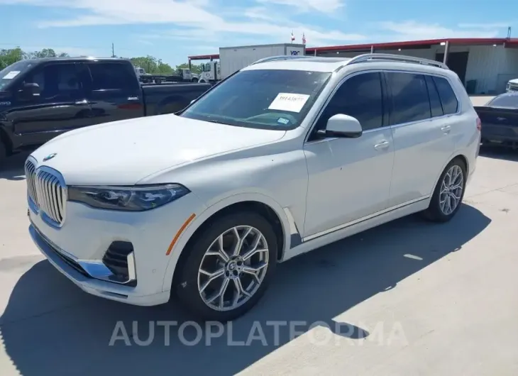 BMW X7 2019 vin 5UXCW2C52KL082134 from auto auction Iaai