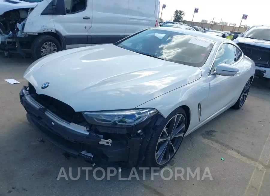 BMW 840I 2021 vin WBAAE2C05MCF72070 from auto auction Iaai