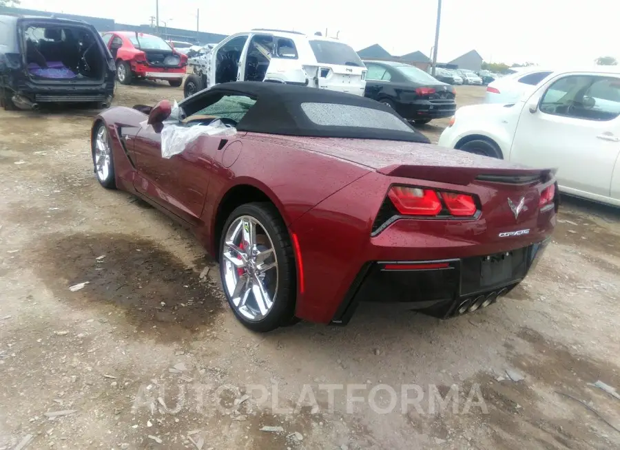 CHEVROLET CORVETTE 2019 vin 1G1YD3D73K5107252 from auto auction Iaai