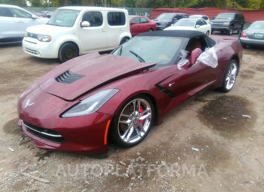 CHEVROLET CORVETTE 2019 vin 1G1YD3D73K5107252 from auto auction Iaai